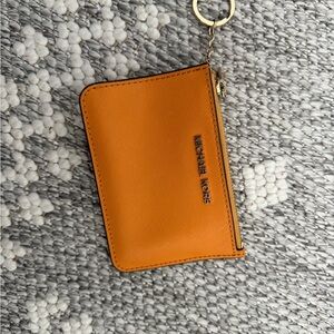 Michael Kors Tangerine Key & Card Holder